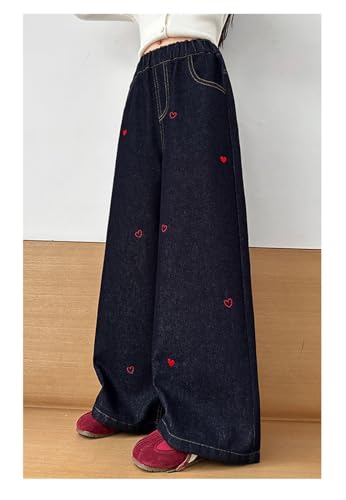 Jean large filles mode coréenne pantalon décontracté adolescentes - 3