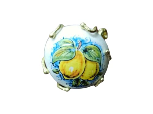 Anello Artigianale con Ceramica di Caltagirone