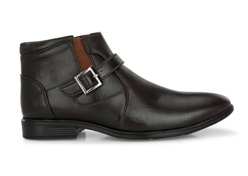 Image of MACTREE PU Leather Men's Formal Ankle Boots
