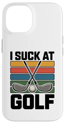 I Suck At Golf Joke ʔSt s Ȓj St X}zP[X iPhone 14 p