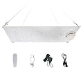 1000Watt LED Grow Light 2x2ft Coverage, Remote Control Dimmable Full Spectrum Hanging Growing Lamps for Hydroponic Indoor Plants Seeding Flower Veg/Bloom Greenhouse Grow Tent(Actual Power 65W)