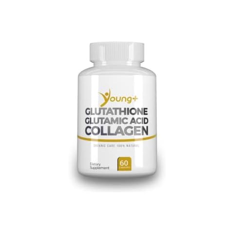 Young+ Glutathione, Glutamic Acid and Collagen Supplement Cover