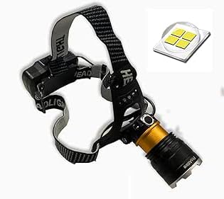 ProAttire Head Torch Rechargeable, Super Bright, 6 Modes LED, Waterproof, Sensor Mode