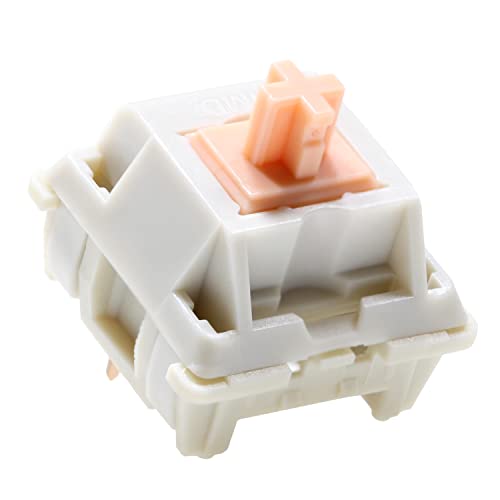 MMD Holy Panda Tactile Switch 3pin RGB SMD 62g Force mx Pro Ver Switch for Mechanical Keyboard 70m HP PC POM Nylon Factory Lubed (MMD HPanda SFactory Lubed x110)