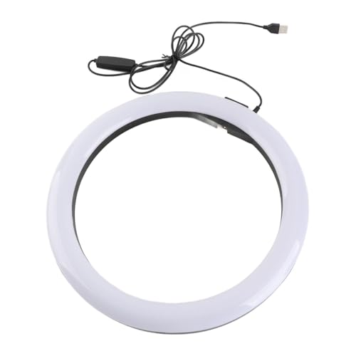 Anillo de luz para maquillaje de 12 pulgadas con temperatura de 3200 K a 5600 K y 160 bombillas LED