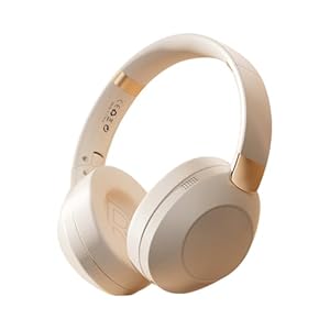 zwxqe Wireless Over Ear Headphone | Foldable Stereo Headset with Noise Cancelling | Over Ears Headphones for Cellphone, PC, Laptop, Home Office, Travel, Music & Calls