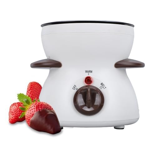 Mini Fondue de fusión de crisol de Chocolate eléctrico con tazón Antiadherente extraíble, Fabricante de Dulces, máquina de Calentador de Chocolate para inmersión, Postre, Fiesta y