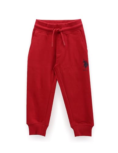 Image of U.S. Polo Assn. Kids Regular fit Boys Cotton Track Pants