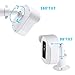 Blink Outdoor Camera Wall Mount Bracket, Hard Protective Case and Metal Mount for Blink XT2 Cameras Weather Proof Adjustable Indoor Outdoor Mount and Cover for Blink Home Security (3 Pack, White)