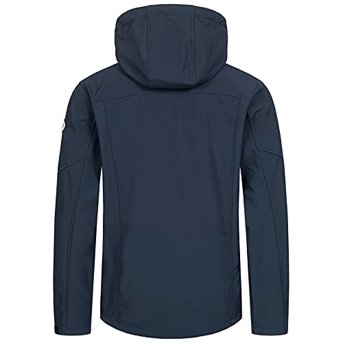 Softshell pour homme coupe-vent et imperméable avec capuche