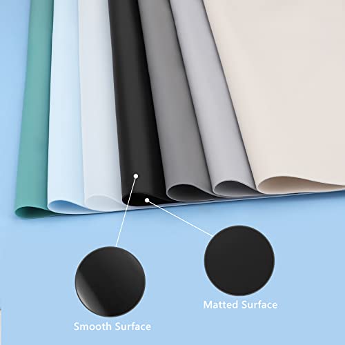 Gartful 2 Pack Silicone Mats for Countertop - 0.05" Thicker, 32" by 24" Extra Large Counter Table Protector, Heat Resistant Mat, Work Desk Pad, Non Skid Placemat, Multipurpose Mat, Pastry Mat, Black by Gartful - Used condition - Image 3