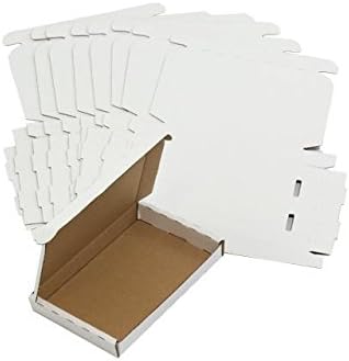 25-WHITE C4 A4 SIZE BOX 240x345x22mm RM LARGE LETTER POSTAL CARDBOARD PIP