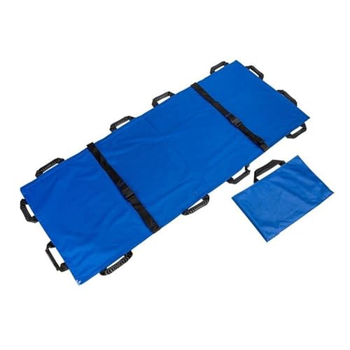 Civière d'urgence pliable bleue indispensable pour le maintien à domicile