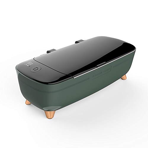 QGT ASHMORE Household Ultrasonic Cleaning Glasses Jewelry Watch Cleaner (Pink) (Color : Green)