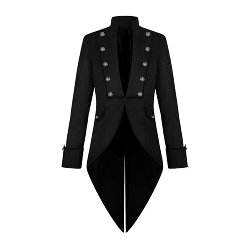 Manteau long gothique homme pour costume de la Renaissance et Halloween