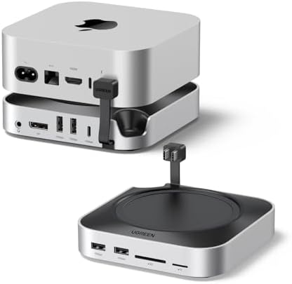 UGREEN Mac mini M4 Dock and Stand with 8K DisplayPort