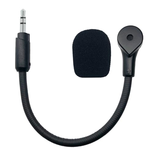 SPTSSWET Microphone de Remplacement pour Logitech G233 G433 Casque Gaming Détachable Anti-Bruit Microphone Jack 3,5 mm, Noir