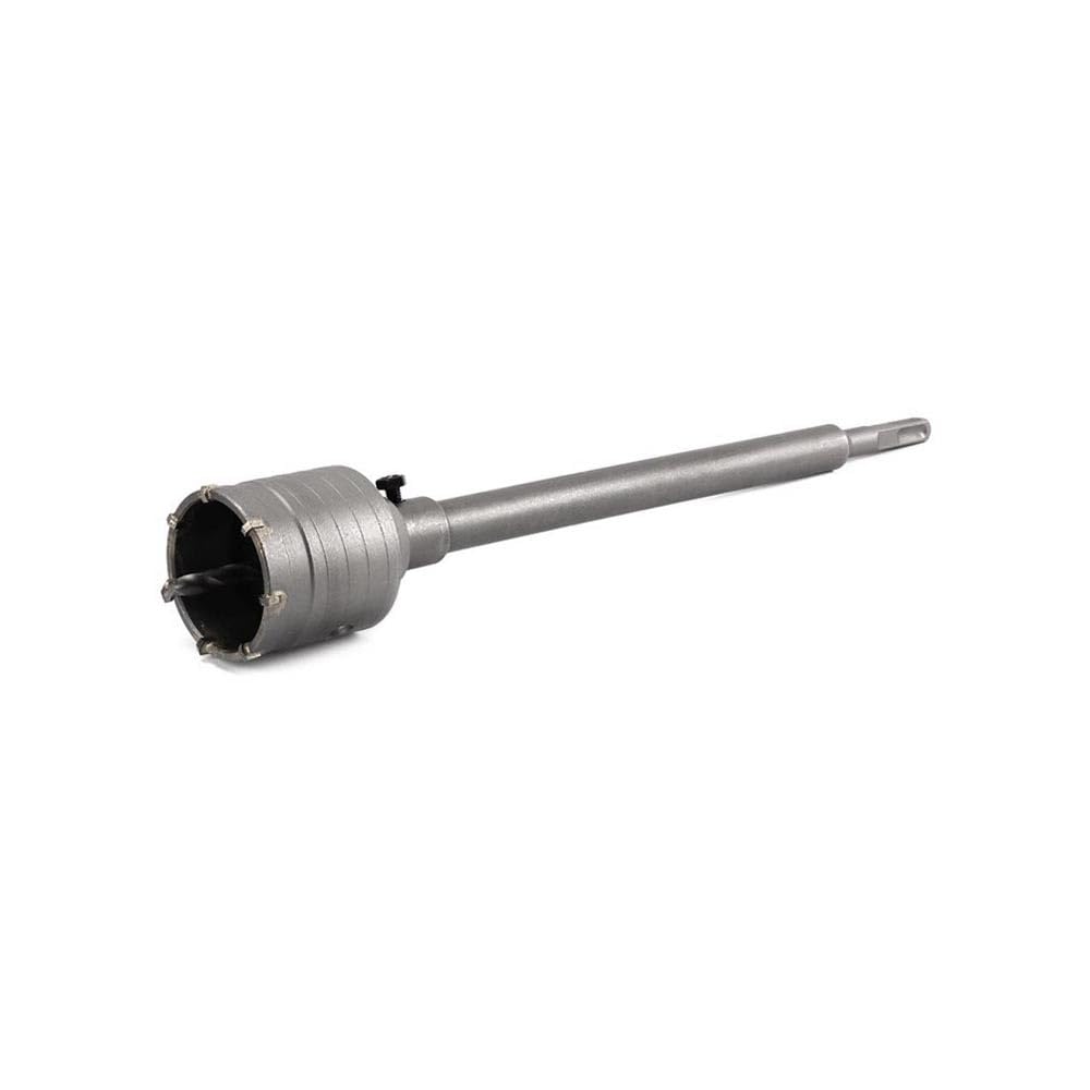 Fresa per muro tazza carotatrice da 60 mm per cemento mattoni con asta da 50 cm per trapano con attacco sds plus