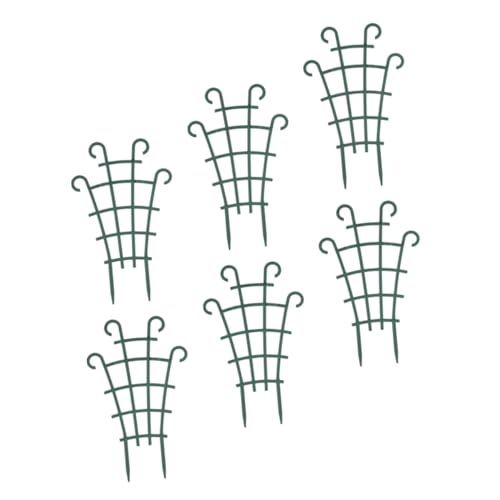 GETAJGHSD 6個 植物爬藤支架 園芸用鉢植え植物サポート ラティスフェンス クレマチスや朝顔などの 耐久性支柱