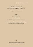  Untersuchungen an Baumwollkarden zwecks Ermittlung der Fehlerursachen für Dickeschwankungen (Forschungsberichte des Landes Nordrhein-Westfalen, 846, Band 846)