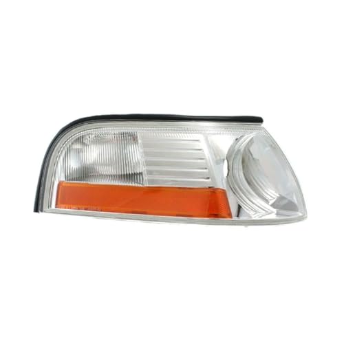 DATUIHAN V Fits Gr. Park Corner Light Turn Signal Marker Lamp Passenger Side Plastic Smooth Clear-Lens Orange