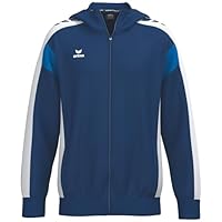 Erima Unisex Kinder CELEBRATE 125 Trainingsjacke mit Kapuze (1032535), new navy/weiß, 152