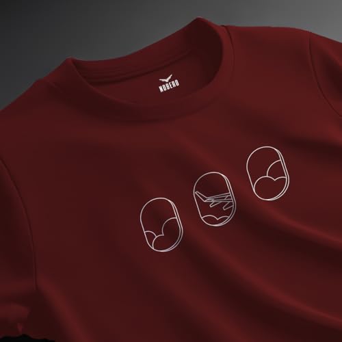 Image of Nobero Men's Regular Graphic Printed T-Shirt for Men | Soft Cotton | Classic Fit | Printed Casual Tshirt for Men