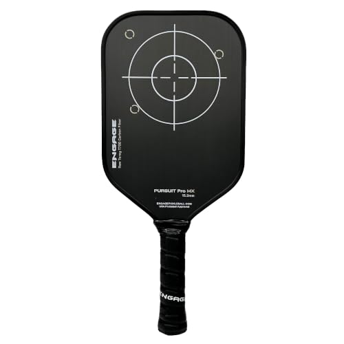 Engage Pursuit Pro MX Raw Carbon Pickleball Paddle