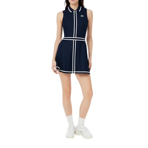 Lacoste Womens Sport Ultra Dry Heritage Trim Golf Dress