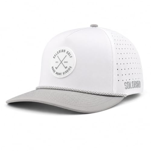 Golf Hat for Men - Golf Snapback - Fun Hat for Golfing - Rope Golf Hat for Men and Women - Make More Birdies (US, Alpha, Medium, Large, Summit)