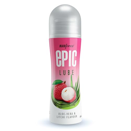 Image of Manforce Epic Lube | Aloe Vera & Litchi | 60ml | Water-based