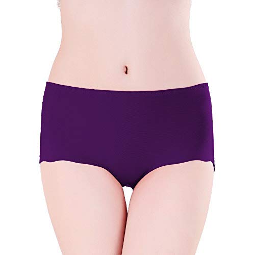 Image of LOURYN KOULYN Women's Ice Silk Seamless Hipster Panties(S to 3XL) (Pack of 3)
