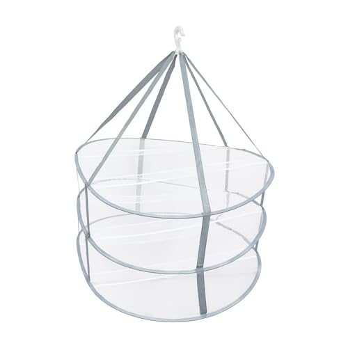iplusmile Tendedero Plegable Práctico de Malla Plana de para Secado sin Arrugas Diseño Antiviento para Ropa y Calcetines Casa y Balcón