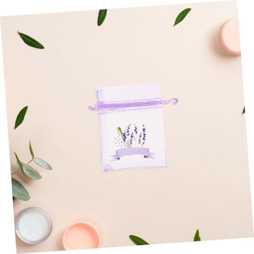 Bolsas de Malla con Cordón Lavanda UKCOCO 20pcs miniatura 5