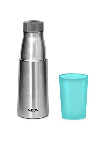 Image of Milton Steel SIP Stainless Steel Water Bottle, 690 ml, Blue