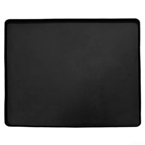 ComfyHarbor Alfombrilla de silicona antivibración para lavadora, secadora, nevera, electrodomésticos, base antideslizante, 60 x 50 cm, 60 x 60 cm (60 x 50 cm, negro)