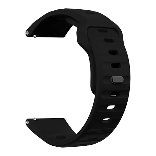 Image of ACM Watch Strap Sports Silicone Belt compatible with Universal 22mm Size Replacement Strap Smartwatch Breatheable Band
