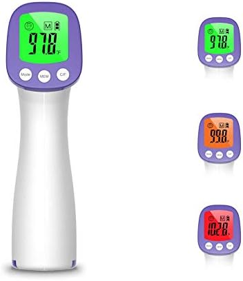 Shecare Touchless Infrared Forehead Thermometer Non-Contact Forehead Thermometer for Adults and Kids Medical Thermometer Touchless for Baby Fever Thermometer Digital Forehead Thermometer