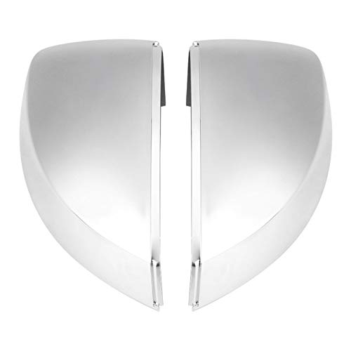 Paire de coques de rétroviseur chrome mat anti-rayures pour 8V