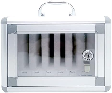 Wall Mounted Cell Phone Locker - Secure Aluminum Alloy Cabinet for Organized Device Storage in Schools and Businesses