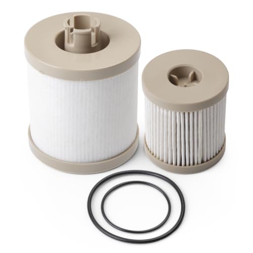 AxleyHub Fuel Filter Fit For Ford Excursion 6.0 L Engines Fit For Ford 6.0 Powerstroke Diesel For Ford F-550 F-450 F-350 F-250 Super Duty 2003-2007 Replace FD4616 FD4604 3C3Z9N184CB 3C349N074BA
