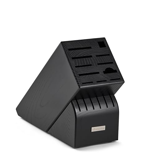 WÜSTHOF 17-Slot Black Knife Storage Block