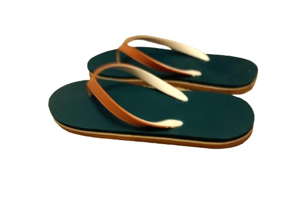 Women Flip Flops Slippers Womens Slipper Daily Use Hawai Chappal Bathroom Slippers Home Use Casual Slippers Indoor Outdoor Footwear (5), Green