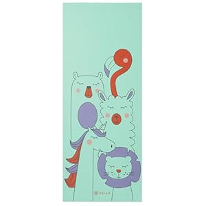 Gaiam Kids Yoga Mat Exercise Mat, Yoga for Kids with Fun Prints – Playtime for Babies, Active & Calm Toddlers and Young Children (60″ L x 24″ W x 3mm Thick)