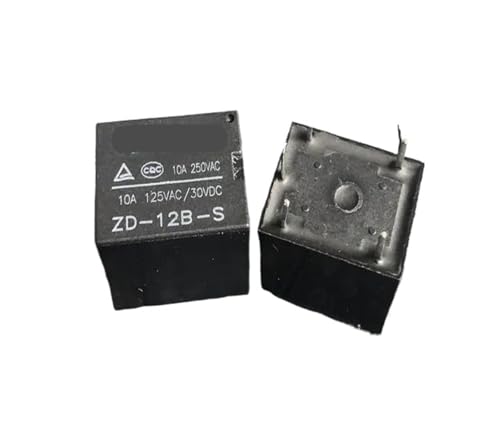 Relais 5 broches ZD-12B-S mini relais de puissance T73-1C 12V 10A