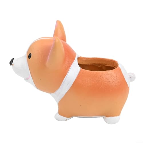 Bonita maceta de resina para iluminar tu hogar y jardín, y fácil de mantener