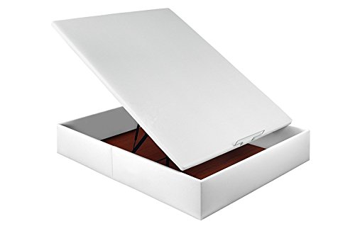 PIKOLIN CANAPÉ ABATIBLE TAPIZADO Polipiel Transpirable 3D (150x190, Blanco)