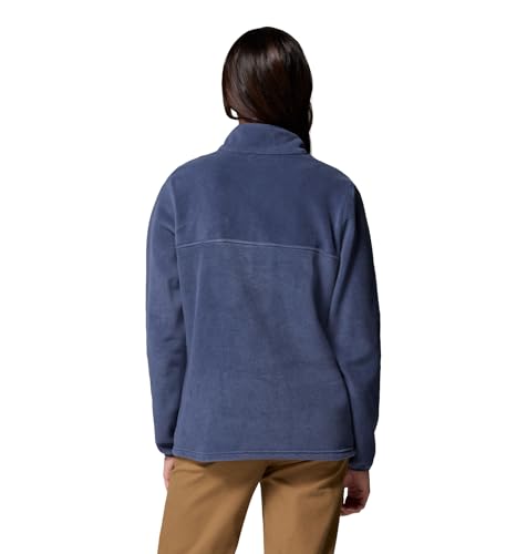 Image of Columbia Womens Benton Springs Half Snap II Pull Over Fleece Jacket, Dark Stone /Canoe /Vintage Blue, 3X