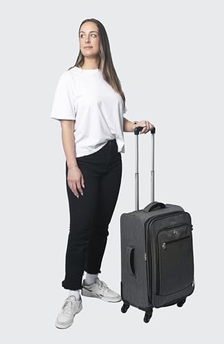 geckobrands Optivate X17 Luggage, Everyday Grey - Available in 3 Sizes (Carry-On - 21 Inch)4