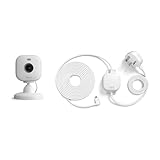 Blink Mini 2 + Weather Resistant Adaptor – Plug-in smart security camera, indoor/outdoor, HD night view in colour, two-way audio, motion detection, works with Alexa (White)